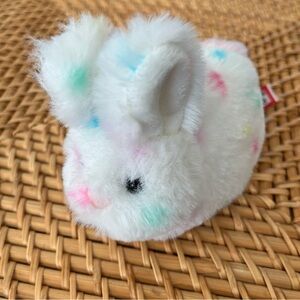 Douglas Confetti Lil Bitty Plush Bunny White Small Easter Speckled Spring Soft